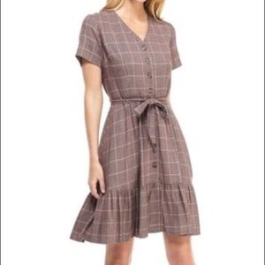 Gal Meets Glam Emerson Plaid Dress